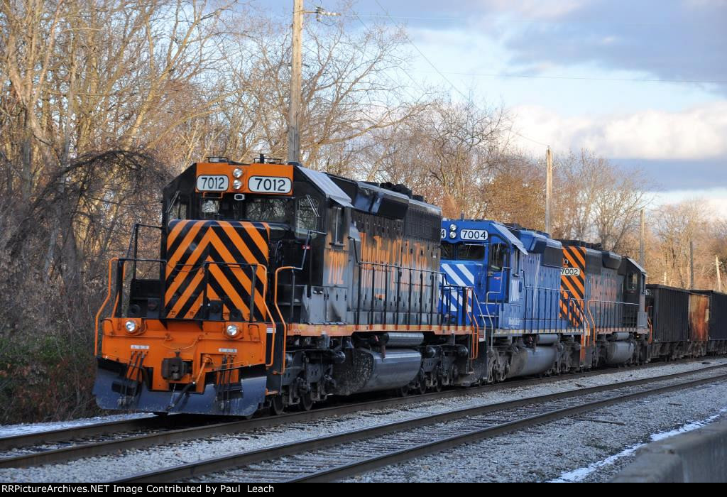 Tied down stone train